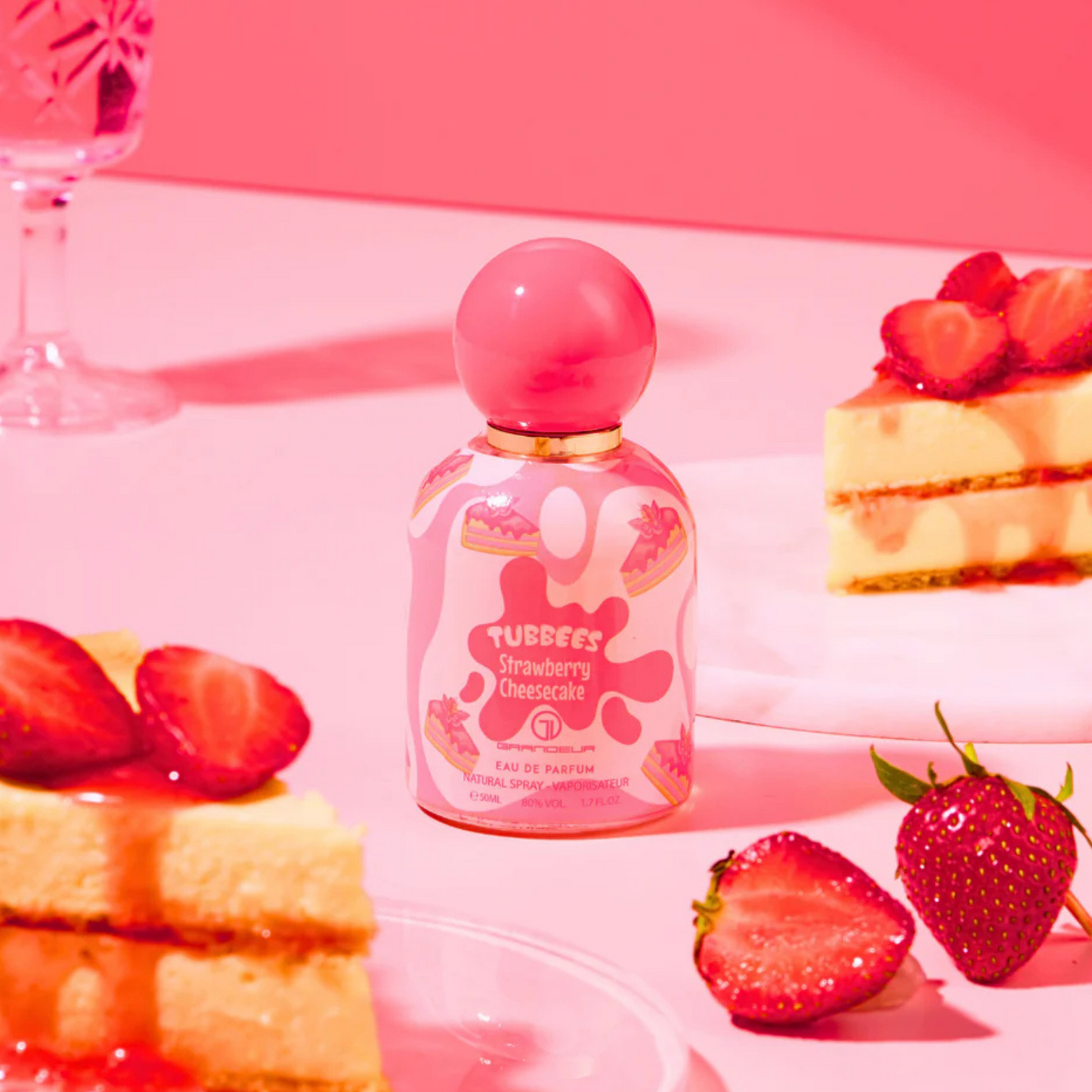 Perfume para niñas aroma strawberry cheesecake 50 ml